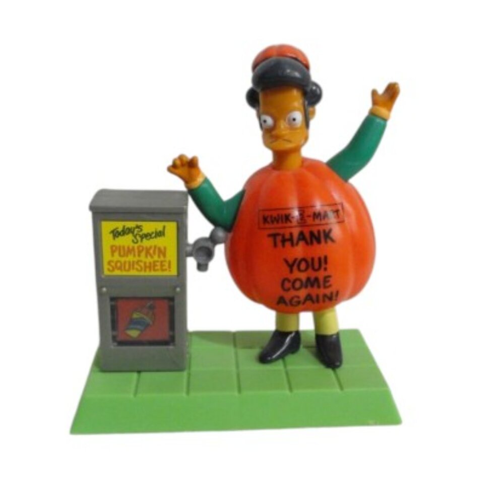 The Simpsons Spooky Light-Ups #3 Apu 2001 Burger King Figure Sealed